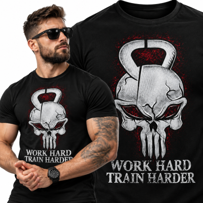 KOSZULKA NA SIŁOWNIĘ WORK HARD